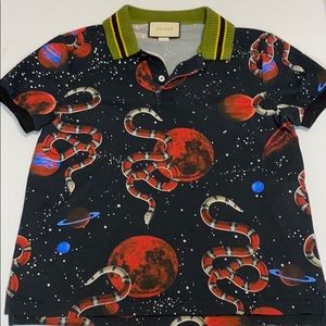 Gucci Space Snake Polo Galaxy
